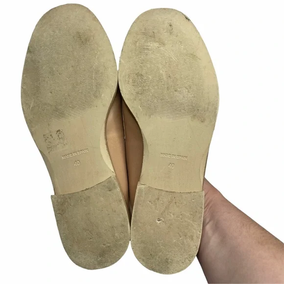 Sundance Slide On Mules Tan Leather Embroidered size 9 - Picture 4 of 6